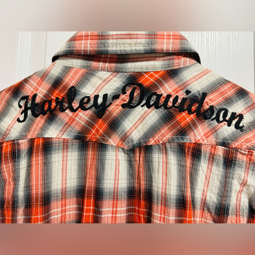 Harley Davidson 2XL Women’s Plaid Shirt